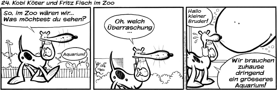 24. Kobi Köter und Fritz Fisch im Zoo