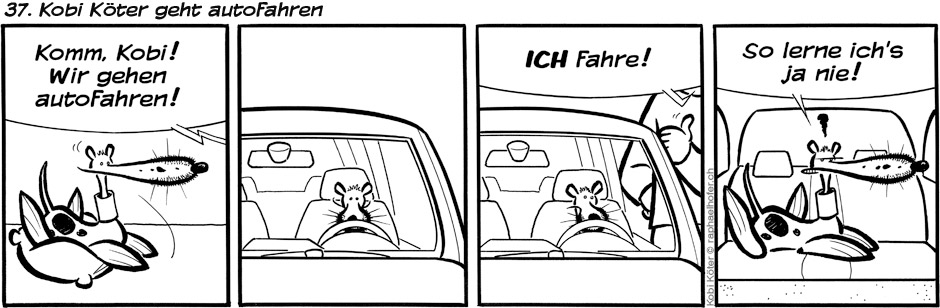 37. Kobi Köter geht autofahren