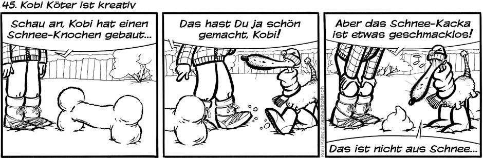45. Kobi Köter ist kreativ