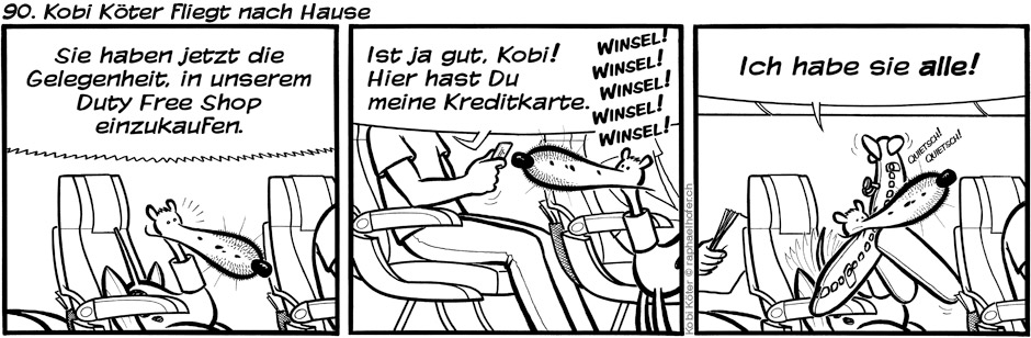 90. Kobi Köter fliegt nach Hause