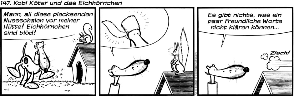 147. Kobi Köter und das Eichhörnchen