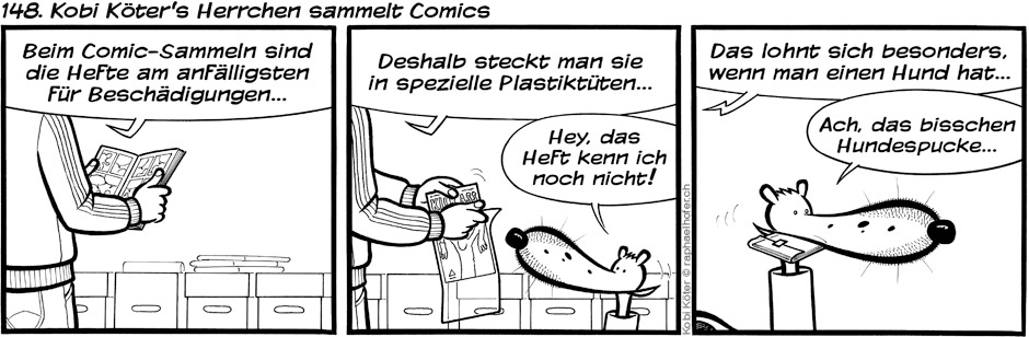 148. Kobi Köter ’s Herrchen sammelt Comics