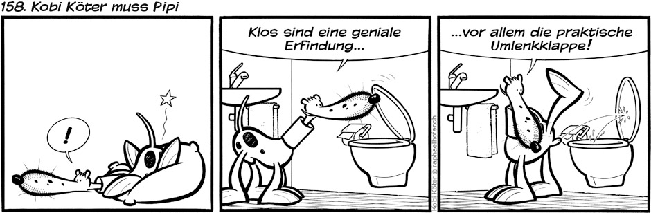 158. Kobi Köter muss Pipi
