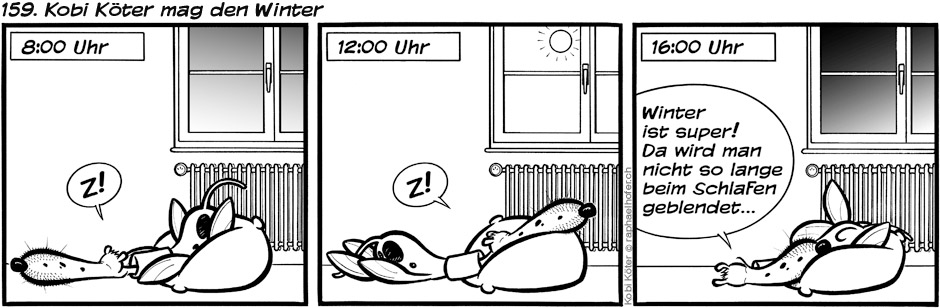 159. Kobi Köter mag den Winter