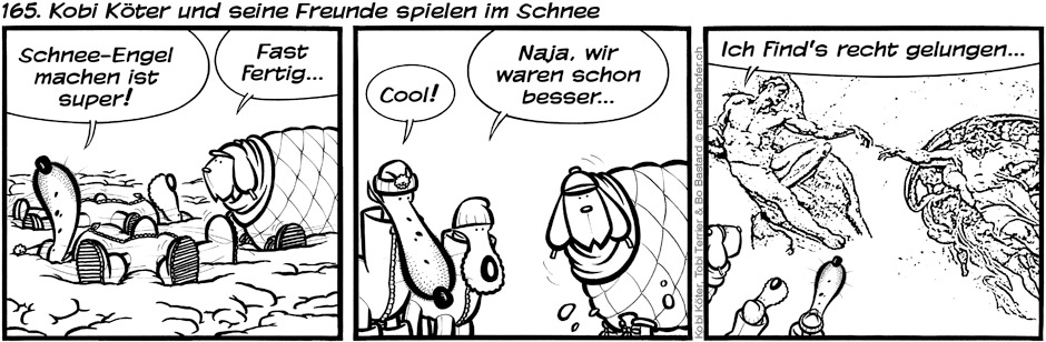 165. Kobi Köter und seine Freunde spielen im Schnee