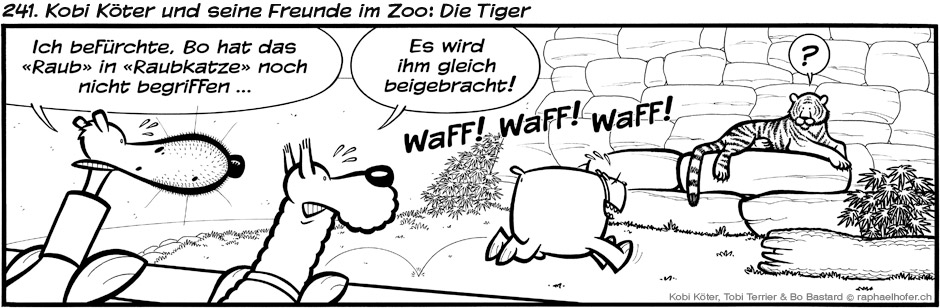 241. Kobi Köter und seine Freunde im Zoo: Die Tiger