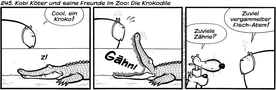 245. Kobi Köter und seine Freunde im Zoo: Die Krokodile