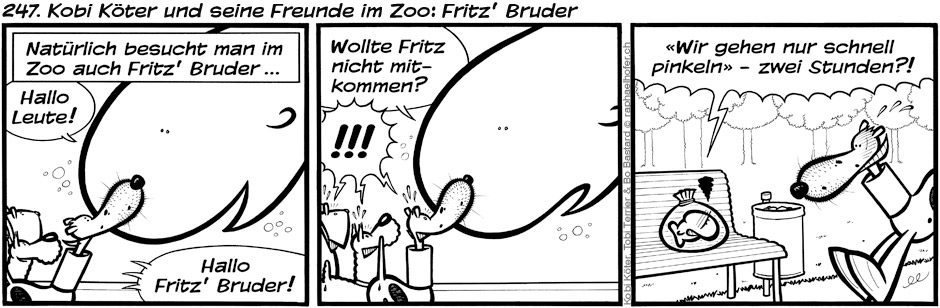 247. Kobi Köter und seine Freunde im Zoo: Fritz' Bruder