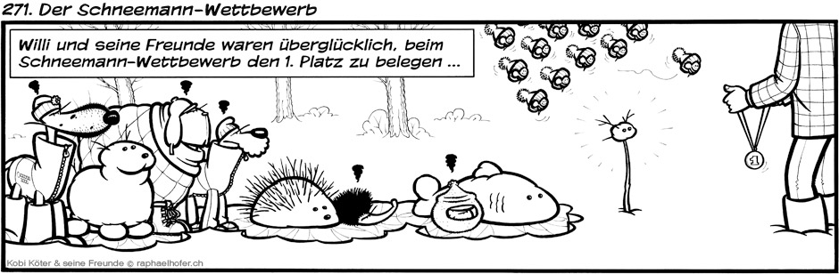 271. Der Schneemann-Wettbewerb
