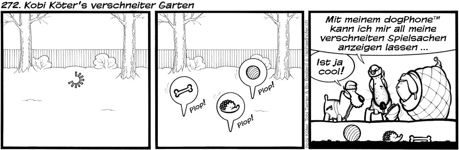 272. Kobi Köter's verschneiter Garten
