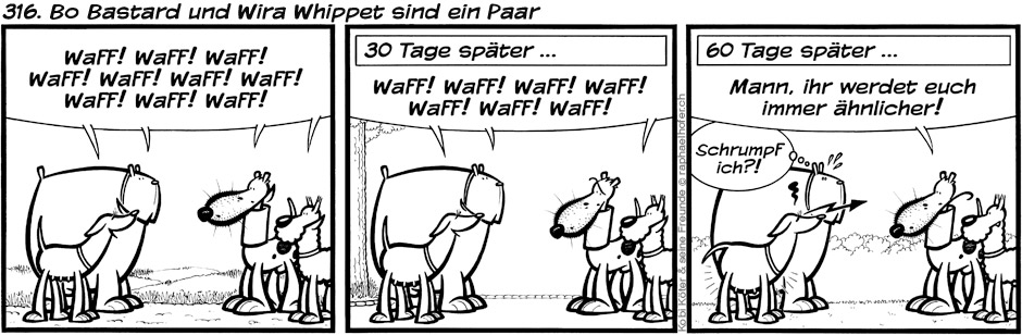 316. Bo Bastard und Wira Whippet sind ein Paar
