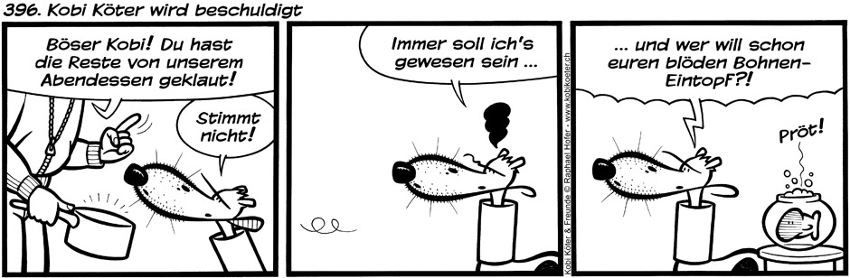 396. Kobi Köter wird beschuldigt