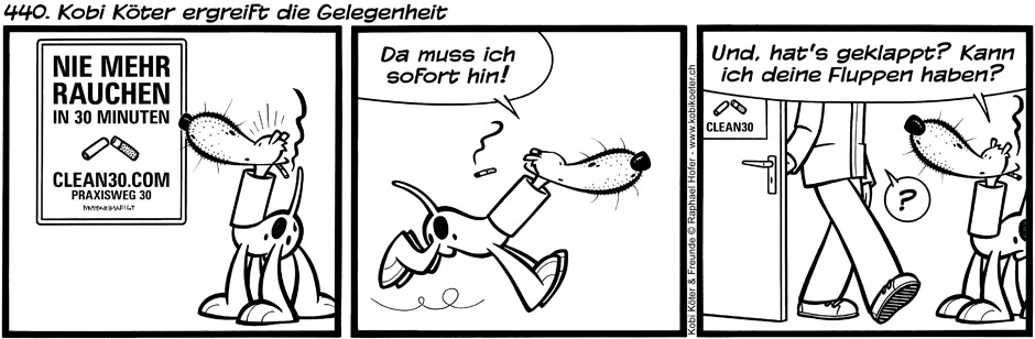 440. Kobi Köter ergreift die Gelegenheit